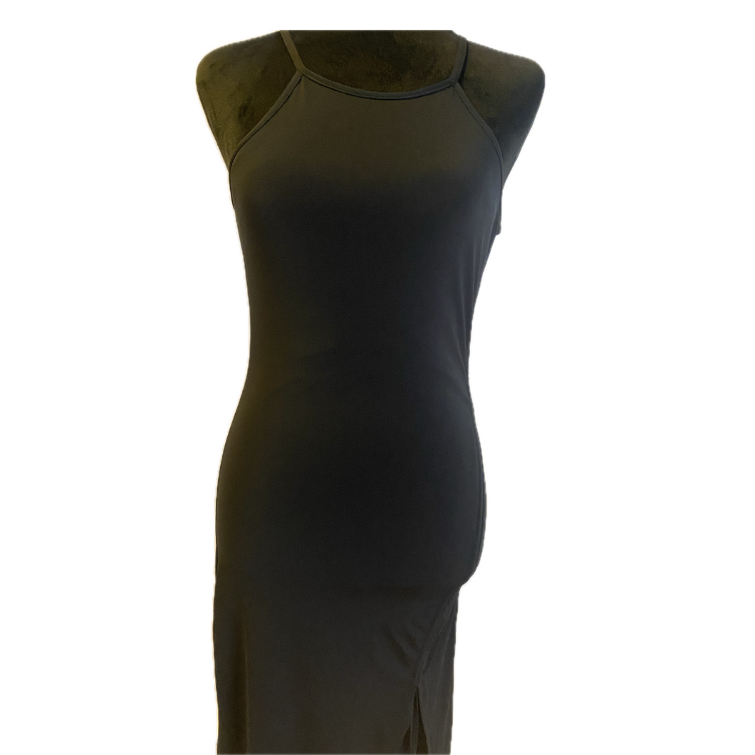 Black Spaghetti Strap Dress (NEW)