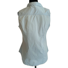 Load image into Gallery viewer, Harve Benard Light Blue Collard Sleeveless Shirt (NEW)
