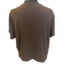 Load image into Gallery viewer, Brown Short Sleeve Crop top Coverup (NEW)
