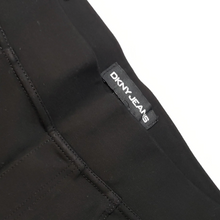 Load image into Gallery viewer, DKNY Black Stretch Pants W/ Zipper Pocket (NEW)
