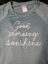 Load image into Gallery viewer, Secret Treasures Green Long Sleeve &quot;Good Morning Sunshine&quot; Shirt (NEW)
