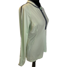 Load image into Gallery viewer, Green &amp; Blue Long Sleeve Shirt with Stripe (NEW)
