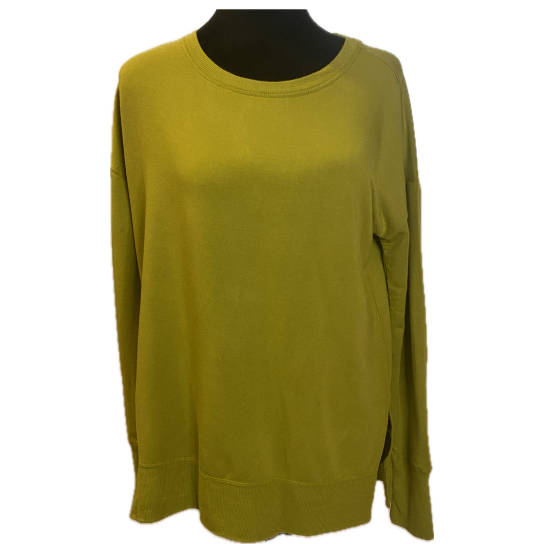 Long Sleeve Lime Green Sweatshirt (NEW)