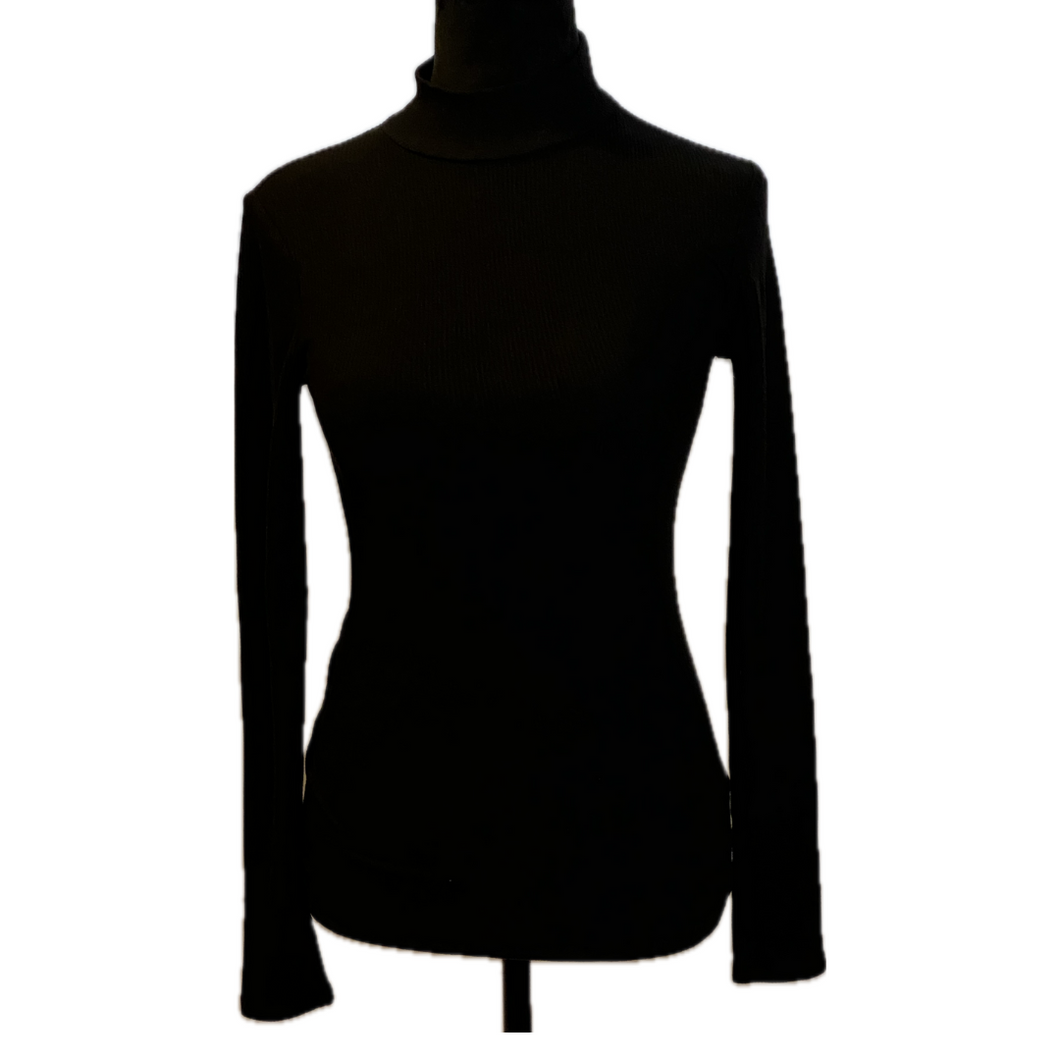 Black Long Sleeve Mockneck Sweater (NEW)