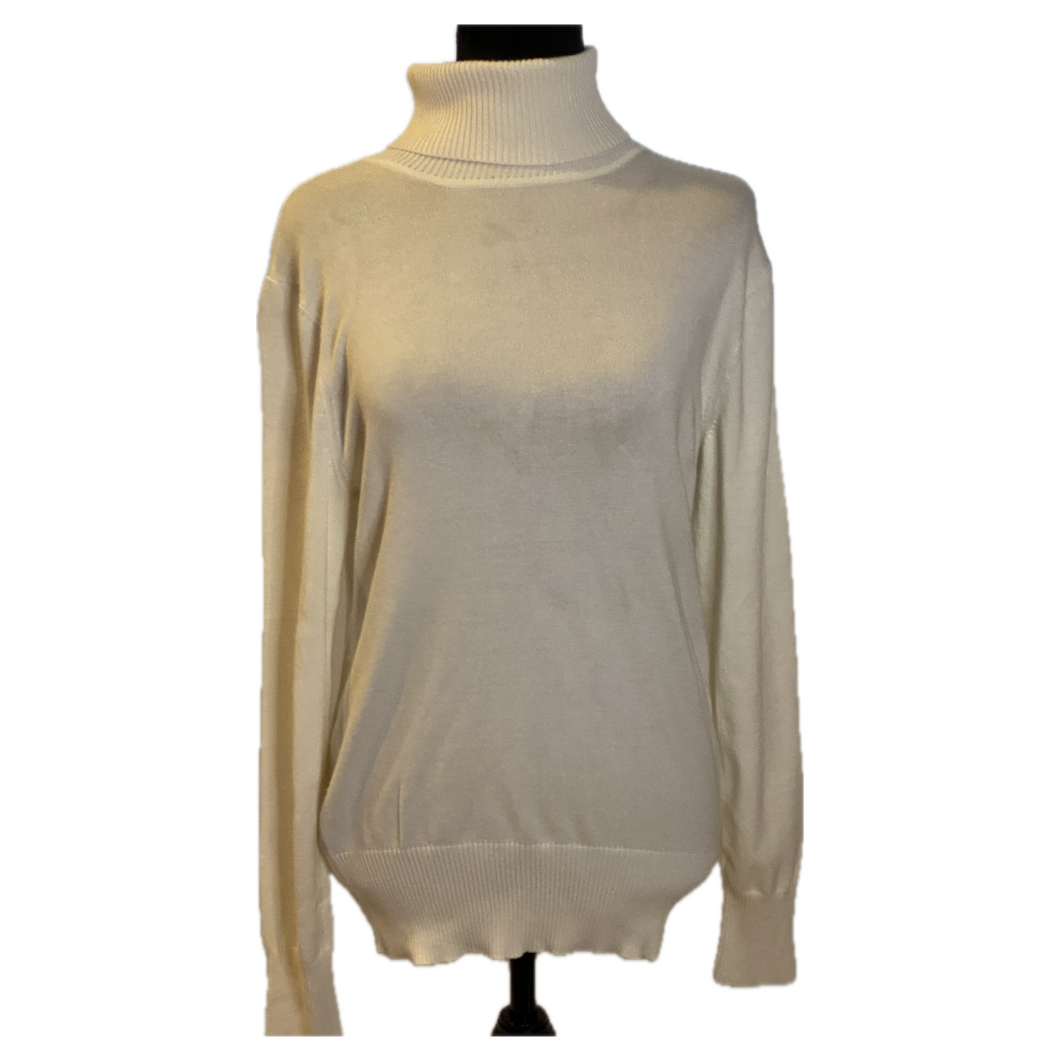 Off White Long Sleeve Turtleneck (NEW)