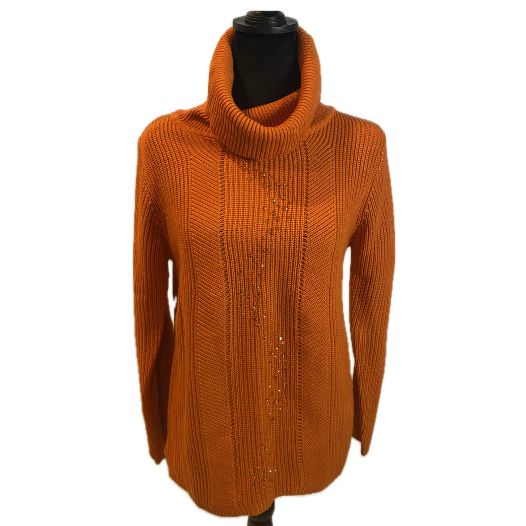 Long Sleeve Orange Sweater (NEW)