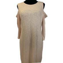 Load image into Gallery viewer, Heather Peach Cold Shoulder Dress (NEW)
