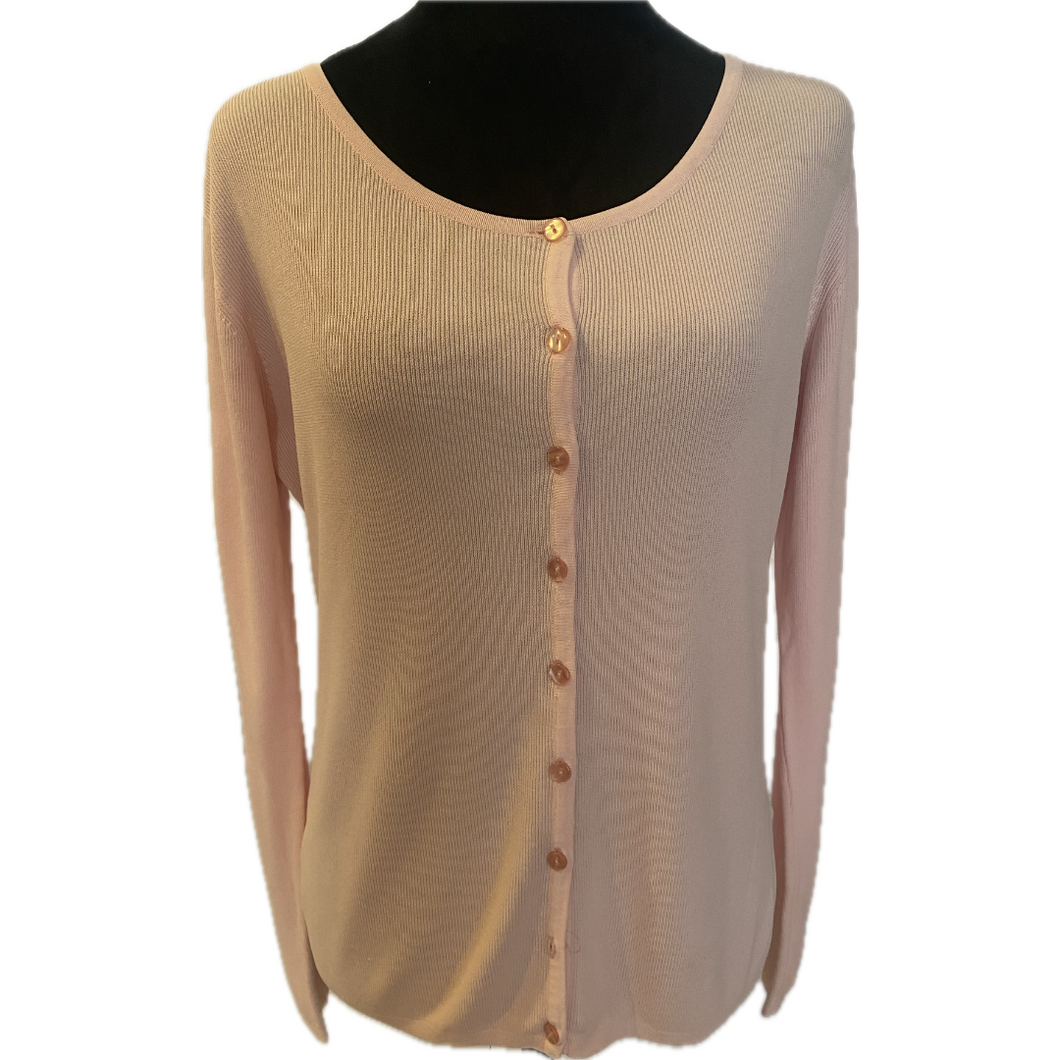 Pink Button Down Sweater (NEW)