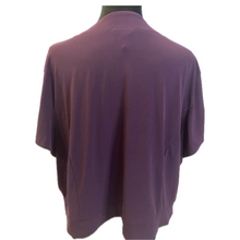 Load image into Gallery viewer, Plum Short Sleeve Crop top Coverup (NEW)
