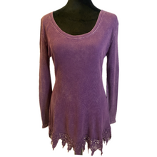 Load image into Gallery viewer, Purple Long Sleeve Shirt with Back Tie (NEW)
