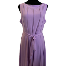 Load image into Gallery viewer, Purple Pleated Dress with Belt (NEW)
