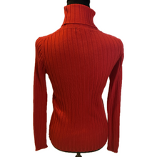 Load image into Gallery viewer, Red Ribbed Turtle Neck (NEW)
