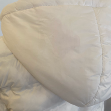 Load image into Gallery viewer, White Puffy Jacket with Hood (New)
