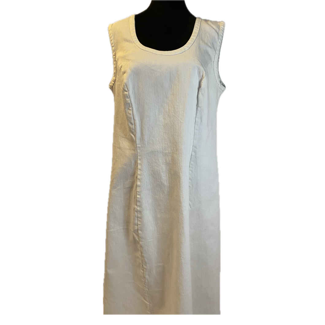 White Denim Dress (NEW)