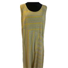 Load image into Gallery viewer, Yellow Striped Asymetrical Dress (NEW)
