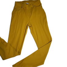 Load image into Gallery viewer, Mustard Yellow Stretch Pants (NEW)
