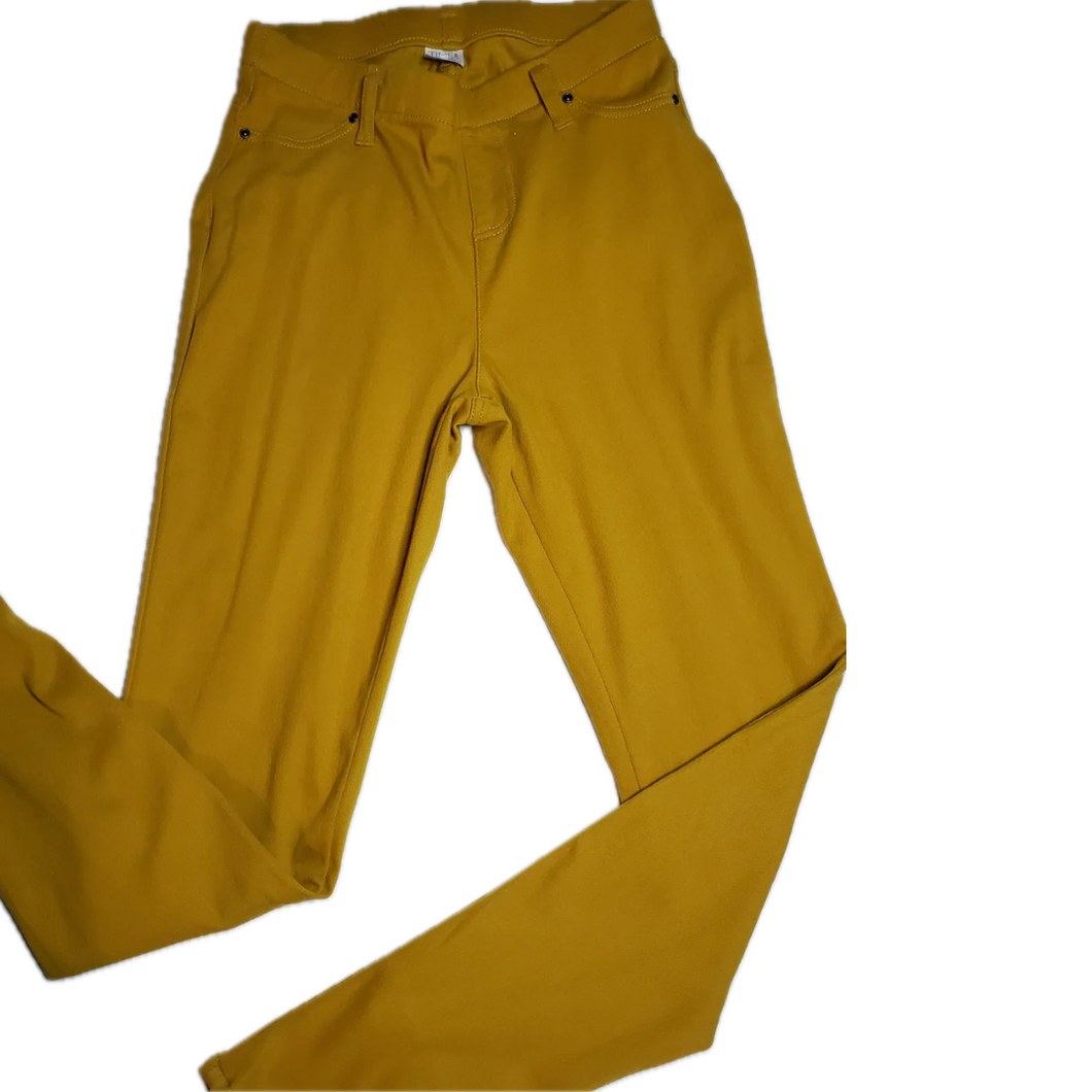 Mustard Yellow Stretch Pants (NEW)