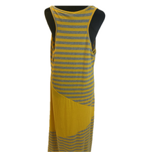 Load image into Gallery viewer, Yellow Striped Tank Dress (NEW)
