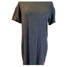 Load image into Gallery viewer, Powered Blue Short Sleeve T Shirt Dress (NEW)
