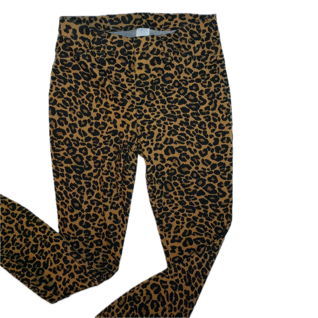 Stretch Cheetah Jeggings With Back Pockets (NEW)