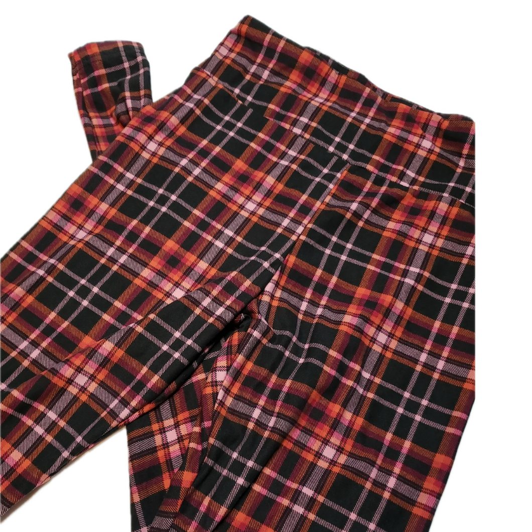 Plaid Leggings Red/White/Black (NEW)